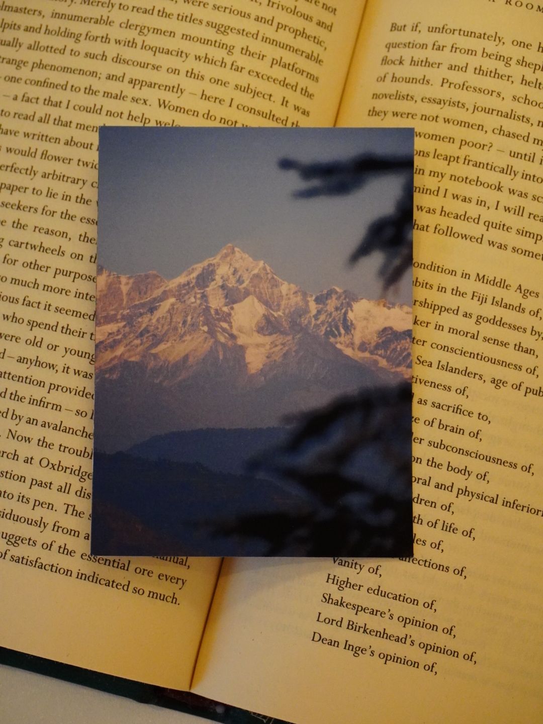 Snowy Mountain Photographed from Kanatal | Uttarakhand Tranquility | Photo Print | 3 x 4 inches