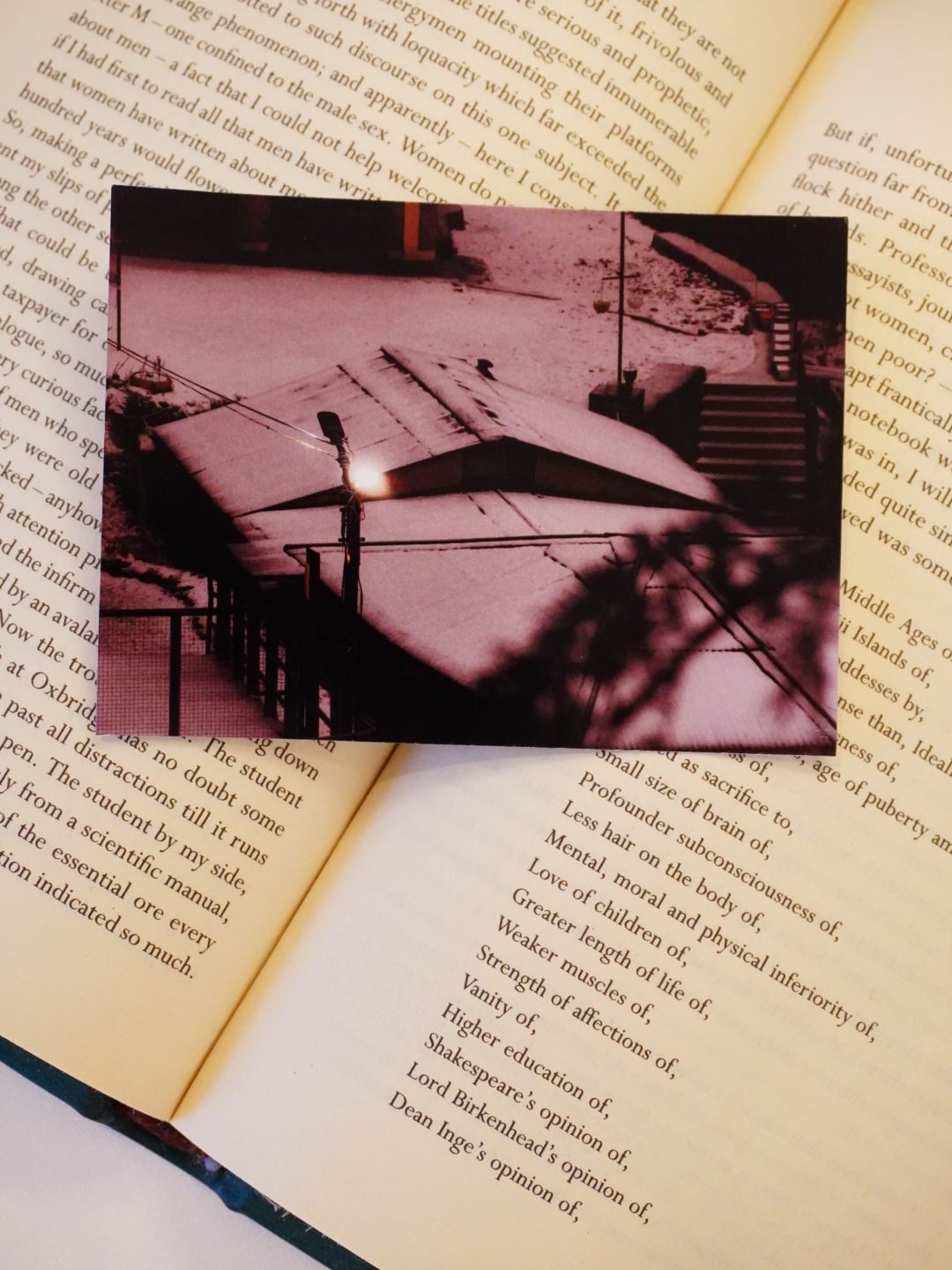 Landour Snowy Rooftop Photo Print | Magic of Uttarakhand | 3 x 4 inches