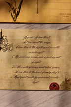 Vintage Poetry Postcard Set of 4 | Classic Love Poems & Dark Academia Aesthetic